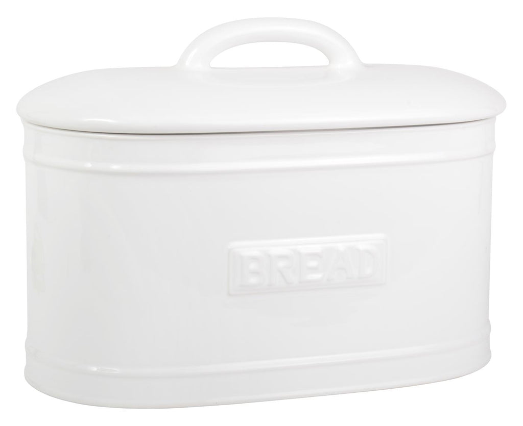 Ceramicznay biały chlebak owalny Ib Laursen