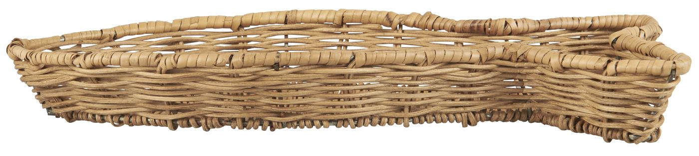 Koszyk , taca rattanowy w kształcie ryby Ib Laursen