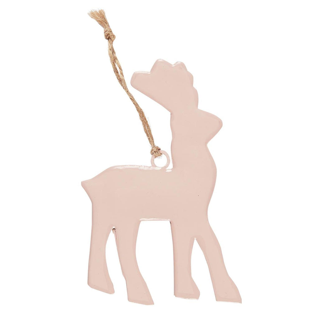 Renifer do zawieszenia na sznurku jutowym Ib Laursen