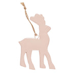 Renifer do zawieszenia na sznurku jutowym Ib Laursen