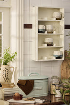 Ceramicznay miętowy / błękitny  chlebak owalny Ib Laursen