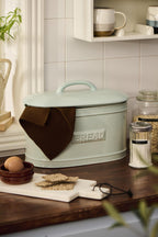 Ceramicznay miętowy / błękitny  chlebak owalny Ib Laursen