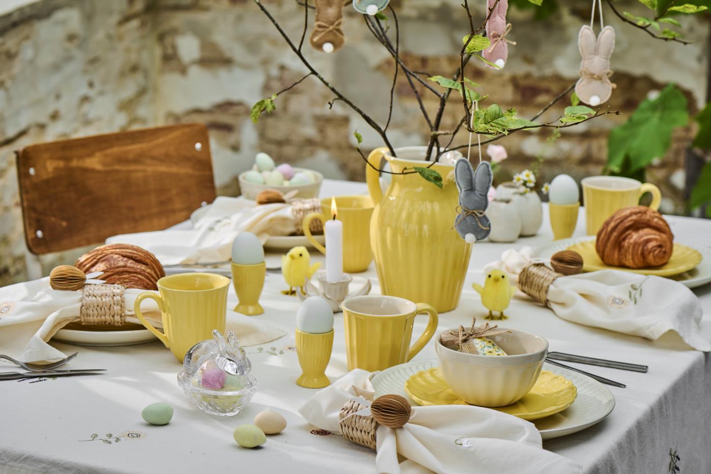 Talerzyk deserowy Mynte żółty Lemonade 19,5 cm Ib Laursen