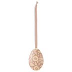 Dekoracja wielkanocna - jajko w kwiaty pudrowe  Maileg