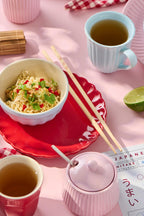 Talerzyk deserowy Mynte czerwony Strawberry 19,5 cm Ib Laursen