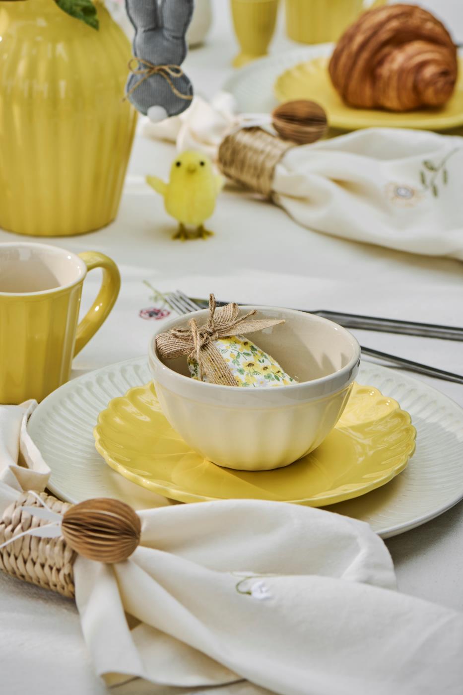 Talerzyk deserowy Mynte żółty Lemonade 19,5 cm Ib Laursen