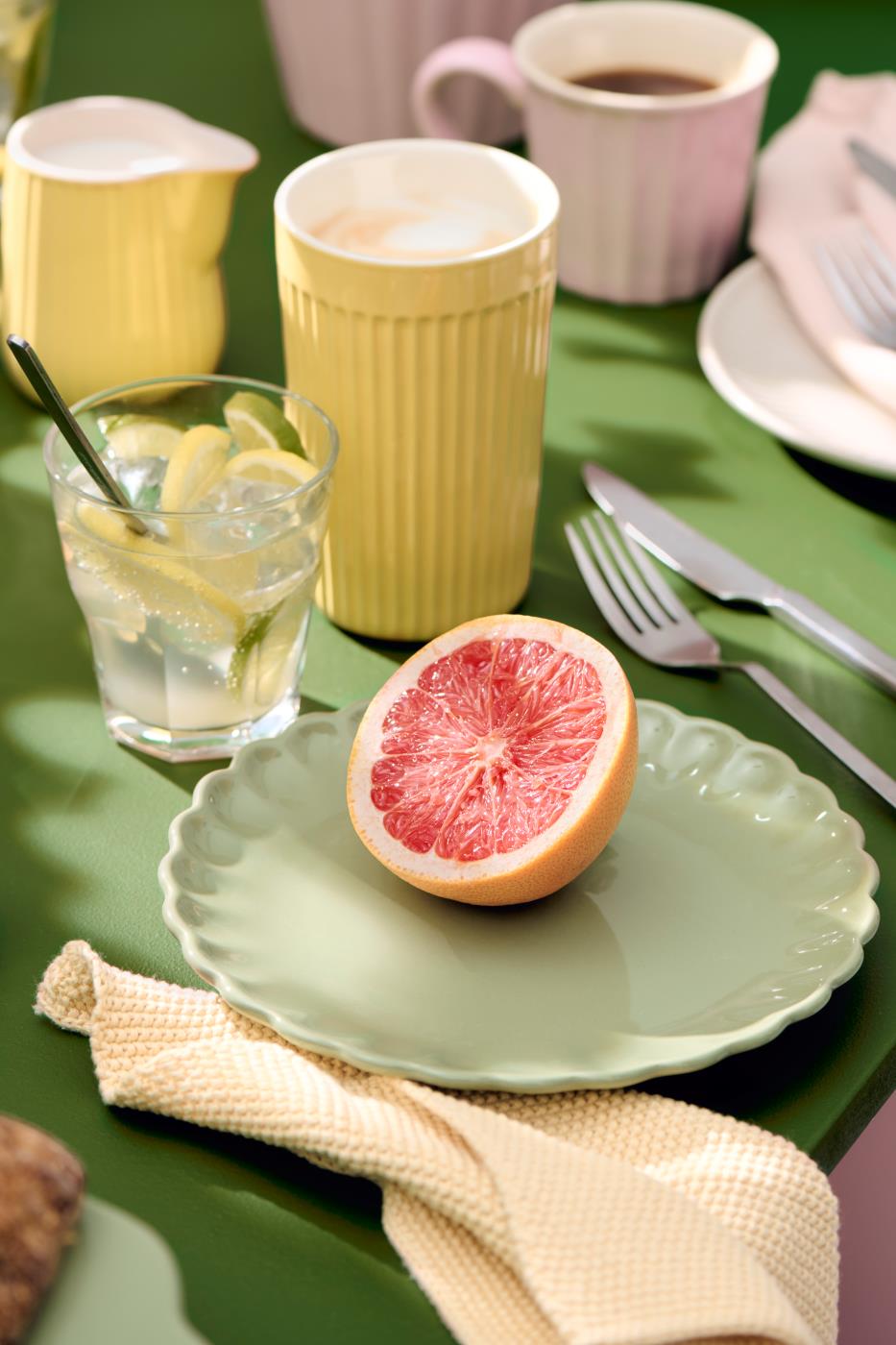 Talerzyk deserowy Mynte zielony Wasabi 19,5 cm Ib Laursen