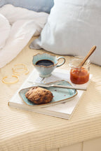 Kubek z uchwytem kamienny Ocean Blue Ib Laursen