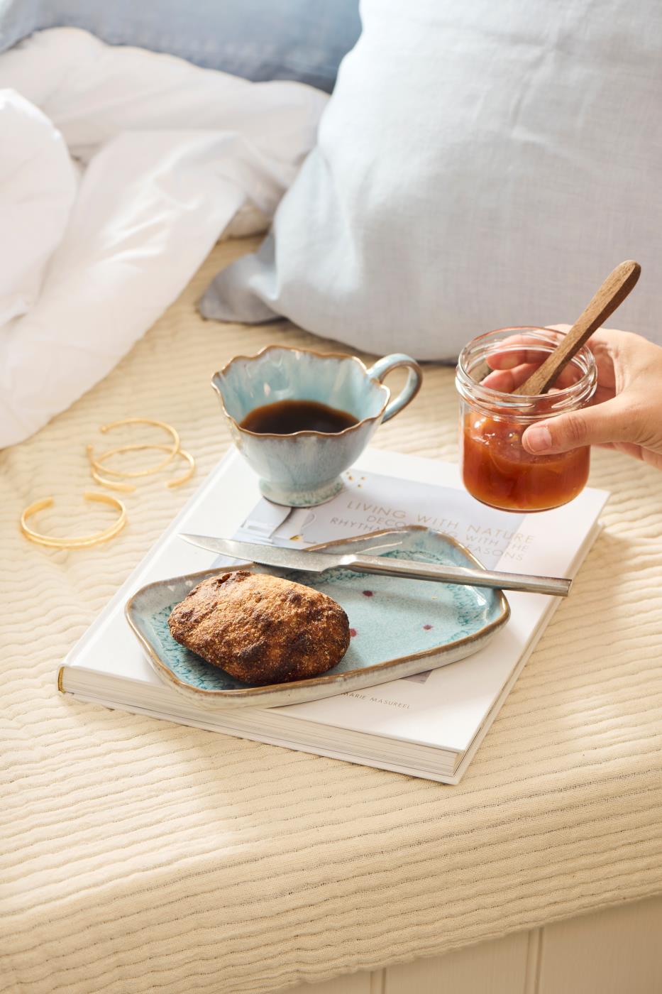 Kubek z uchwytem kamienny Ocean Blue Ib Laursen