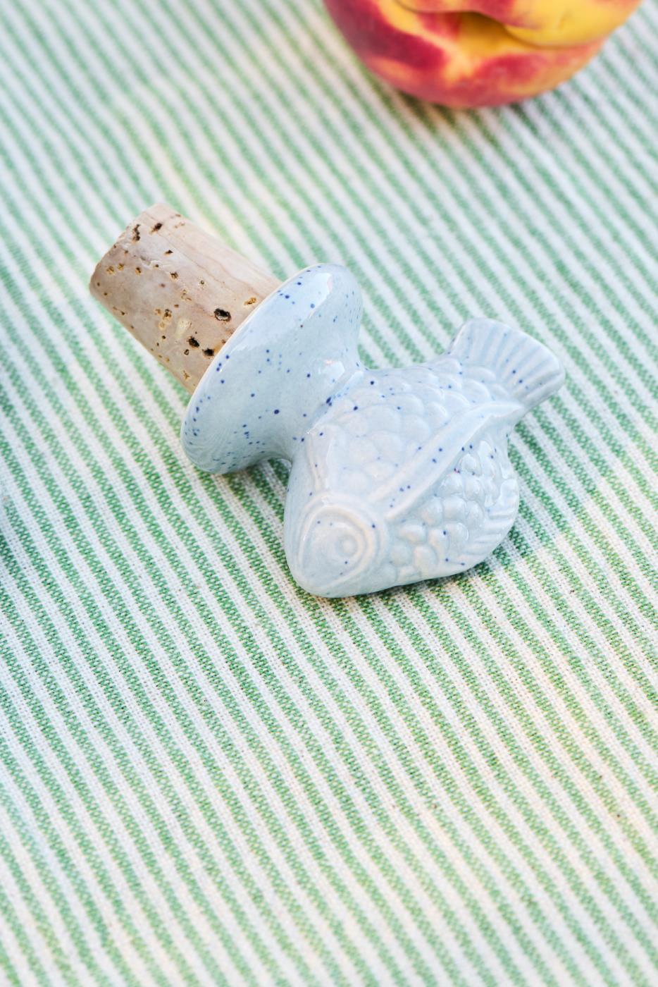 Korek do butelki z rybą ceraiczny Ib Laursen