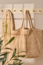 Torba pikowana w kwiaty na zakupy / plażowa Ib Laursen