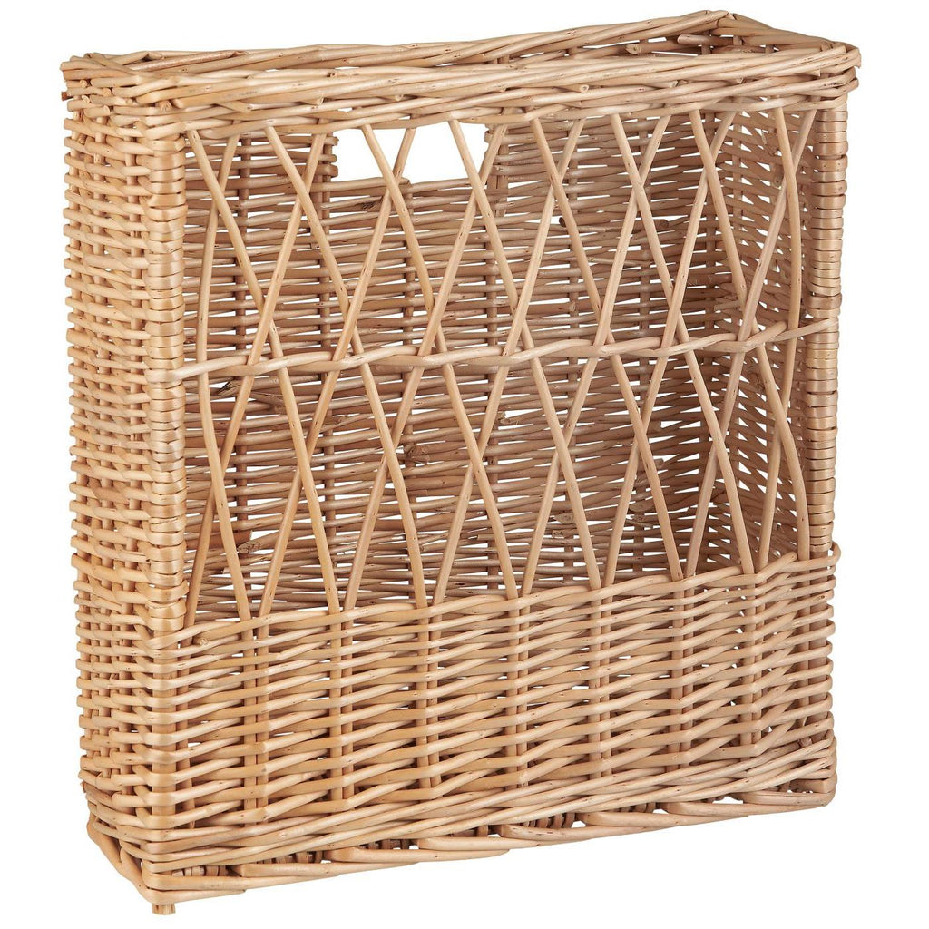 Gazetnik rattanowy ścienny Ib Laursen