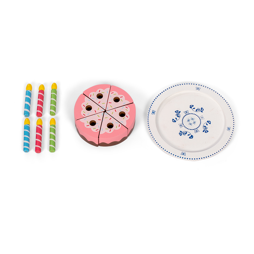 Tort drewniany urodzinowy dla dziecka Mamameo