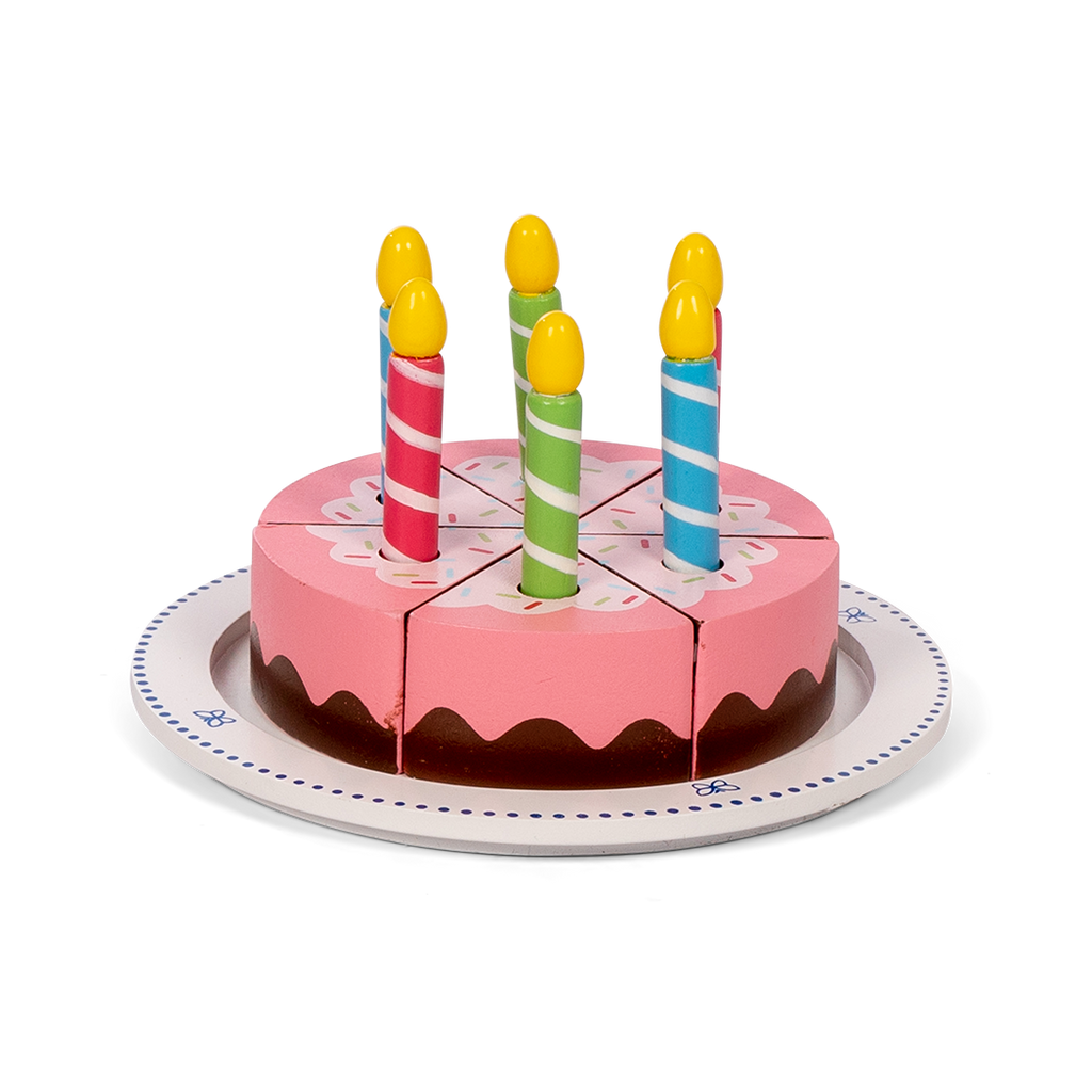 Tort drewniany urodzinowy dla dziecka Mamameo