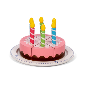 Tort drewniany urodzinowy dla dziecka Mamameo