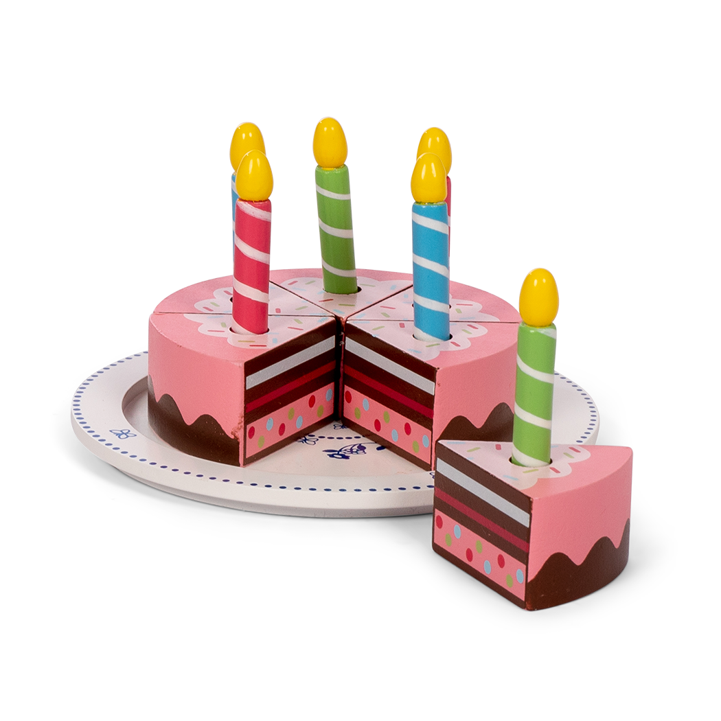 Tort drewniany urodzinowy dla dziecka Mamameo
