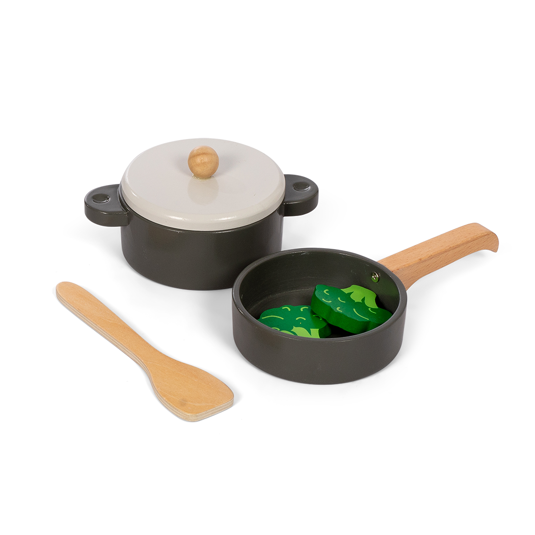 Zestaw do gotowania drewniany dla dzieci Mamamemo