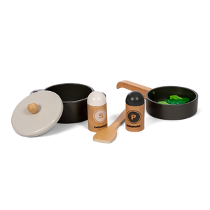 Zestaw do gotowania drewniany dla dzieci Mamamemo
