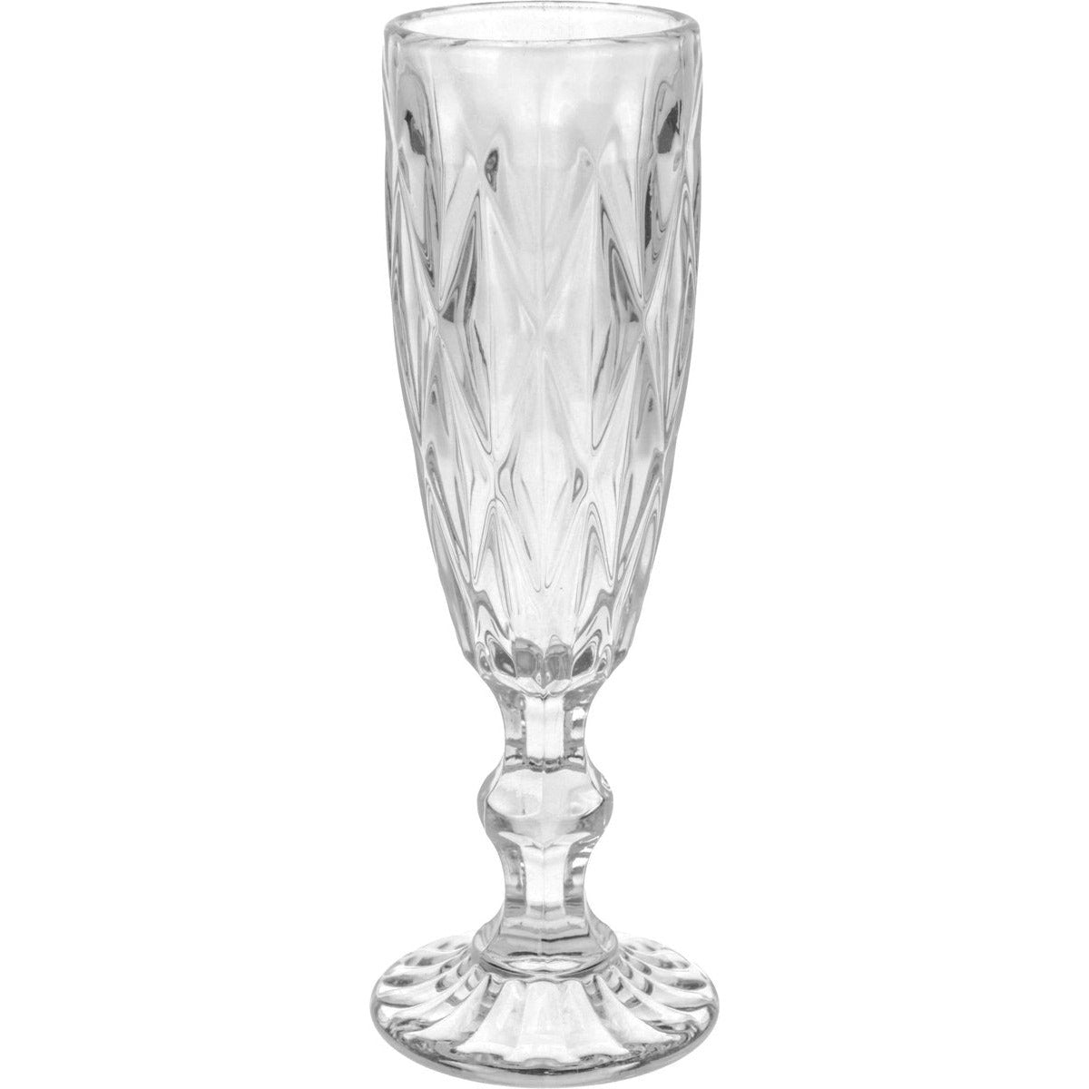 Kieliszek do szampana szklany kryształowy na nóżce