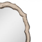 Drewniane lustro Brokante beżowe 75 cm Clayre Eef