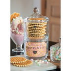 Szklany słoik ozdobny dwu poziomowy serce Love 10 x 21 cm Clayre Eef