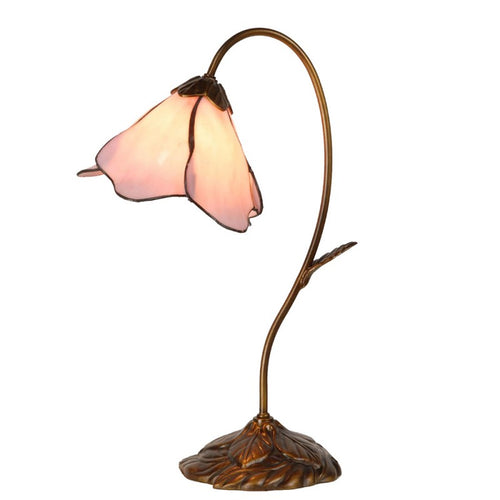 Lampa stołowa Tiffany 48 cm biurkowa witrażowa Clayre Eef