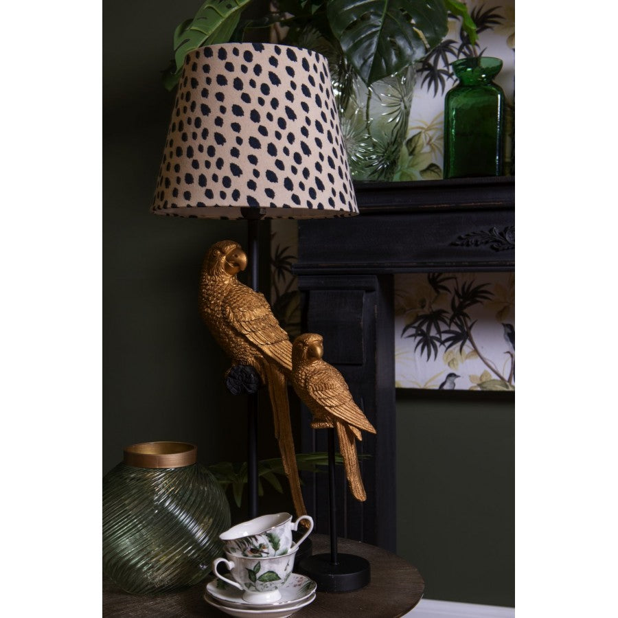 Lampa stołowa papuga złota Clayre Eef