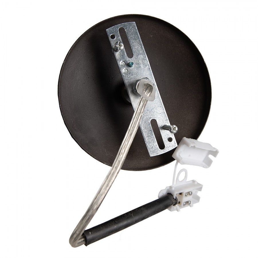 Żyrandol rustykalny z kryształkami do salonu beżowo złoty  Clayre & Eef