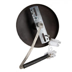 Żyrandol rustykalny z kryształkami do salonu beżowo złoty  Clayre & Eef