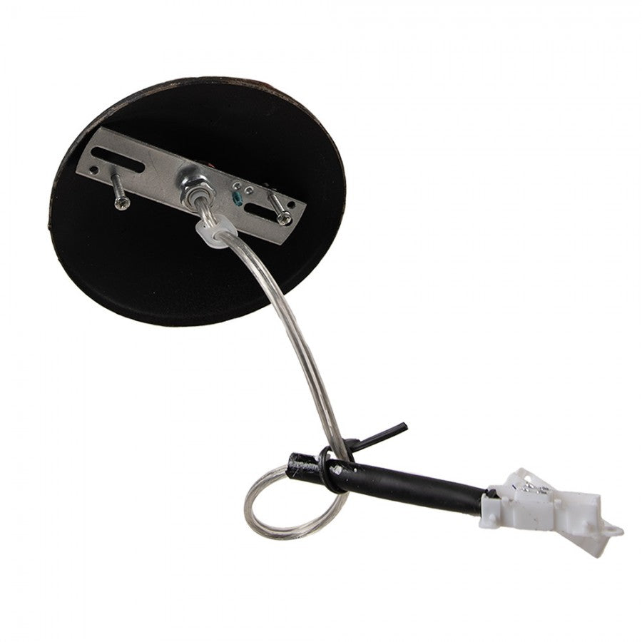 Lampa wisząca prowansalska żeliwna na łańcuchu kremowa Clayre Eef