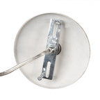 Żyrandol rustykalny z kryształkami do salonu beżowy  Clayre & Eef