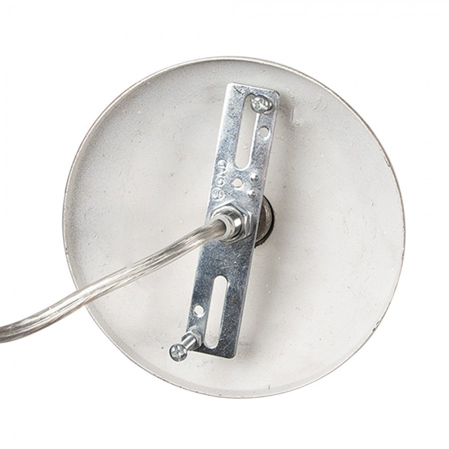 Żyrandol rustykalny z kryształkami do salonu beżowy  Clayre & Eef