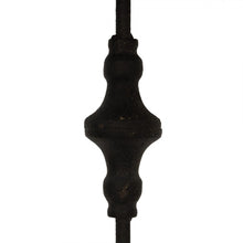 Załaduj obraz do przeglądarki galerii, Lampa stołowa czarna żelazna w stylu rustykalnym 75 cm Clayre Eef
