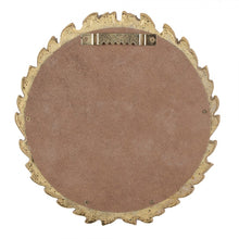 Załaduj obraz do przeglądarki galerii, Lustro okrągłe eleganckie złote śr. 19 cm Clayre &amp; Eef
