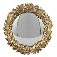 Załaduj obraz do przeglądarki galerii, Lustro okrągłe eleganckie złote śr. 19 cm Clayre &amp; Eef
