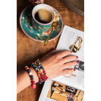 Łyżeczka deserowa kwiatek złota Clayre Eef