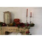 Dynia dekoracyjna z tkaniny bordowa 12 x 10  cm Clayre & Eef