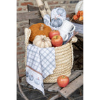 Dynia dekoracyjna z tkaniny pomarańczowa boucle 25x 16 cm Clayre & Eef