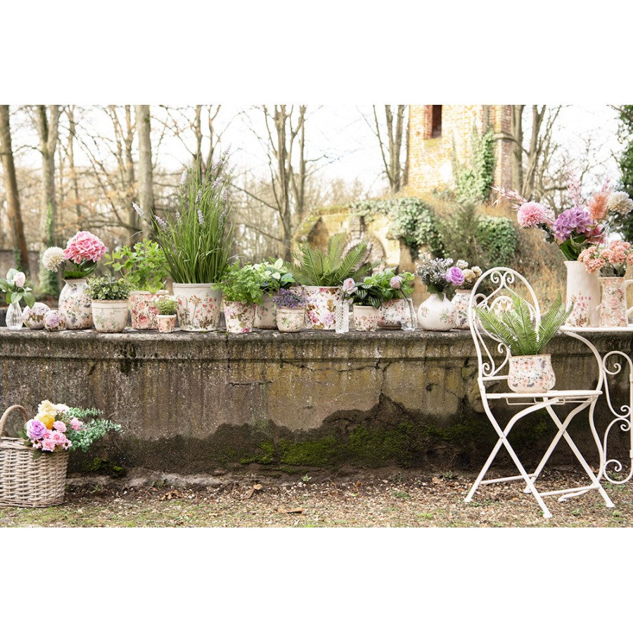 Wazon kwiaty prowansalskie 17 cm Clayre & Eef