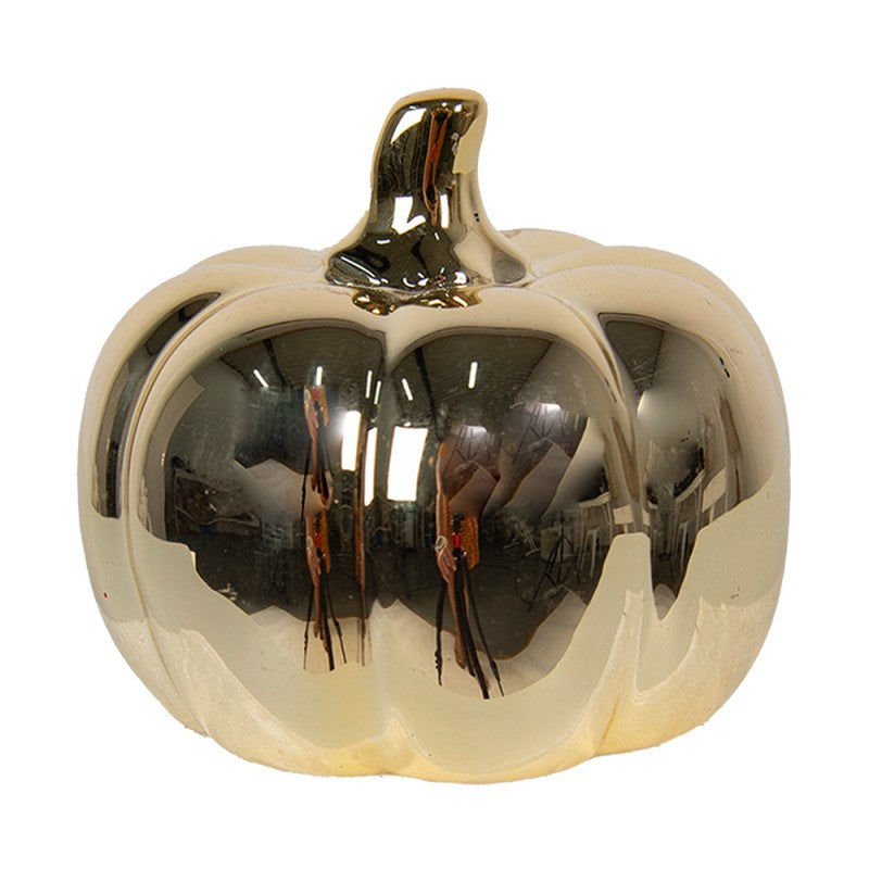 Dynia porcelanowa w kolorze złotym 8 cm Clayre Eef