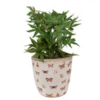 Doniczka ceramiczna motylki 16 x 16 cm retro Clayre Eef