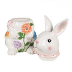 Pojemnik ceramiczny królik wielkanocny 29 cm Clayre & Eef