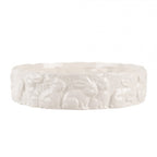 Miska ceramiczna biała w króliczki 20 cm Clayre & Eef
