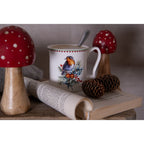 Kubek porcelanowy jesienny ptaszek 414 ml Clayre Eef