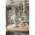 Szklana bomboniera , patera z kloszem  17 cm Clayre Eef