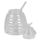 Pojemnik na miód szklany z ptaszkiem 450 ml  Clayre Eef