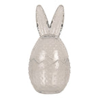 Szklane jajko pojemnik bomboniera z uszami królika retro Clayre Eef