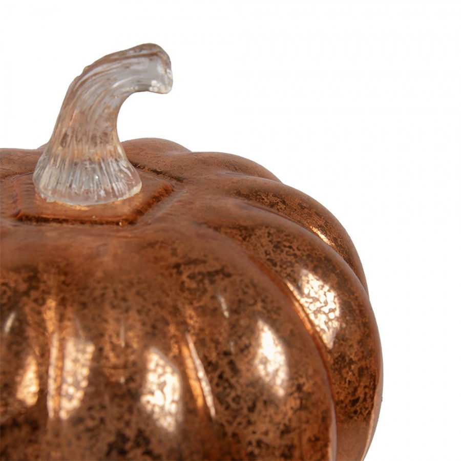 Dynia dekoracyjna Led pomarańczowa 15 x 13 cm Clayre & Eef