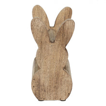 Załaduj obraz do przeglądarki galerii, Drewniana skrzynka królik do przechowywania z uchwytem 20 cm Clayre Eef
