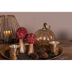 Dekoracyjny drewniany grzybek 8 cm figurka Clayre Eef